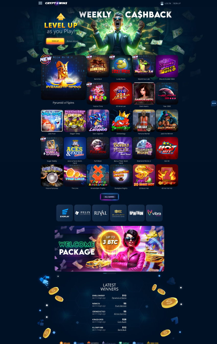 CryptoWins Casino